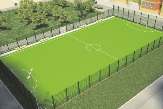 Встановлення футбольного поля зі штучним покриттям біля ЗОШ №23 |  Громадський Проект Рівне